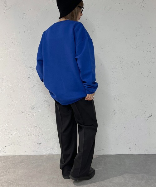 apres jour mignon(アプレジュールミニョン)の「カラースウェット【ZOZOTOWN限定アイテム】(スウェット・レディース・ピンク/グリーン/オレンジ/ブルー・X-LARGE/フリー)」の15枚目の写真