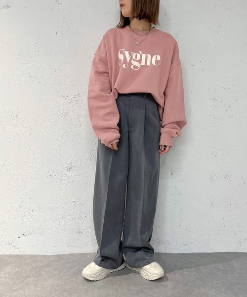 apres jour mignon(アプレジュールミニョン)の「カラースウェット【ZOZOTOWN限定アイテム】(スウェット・レディース・ピンク/グリーン/オレンジ/ブルー・X-LARGE/フリー)」の20枚目の写真