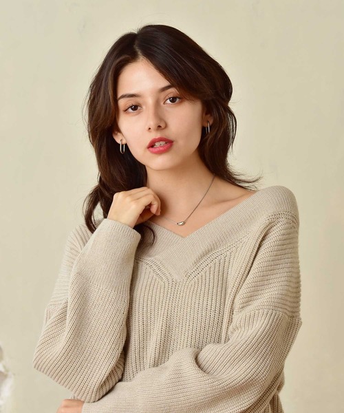 LHME（エルエイチエムイー）の「【WEB限定】”Dear”スチームネックレス/サージカルステンレス（金属アレルギー対応）【LHME / エルエイチエムイー】（ネックレス・レディース・シルバー/イエローゴールド・45cm）」の21枚目の写真