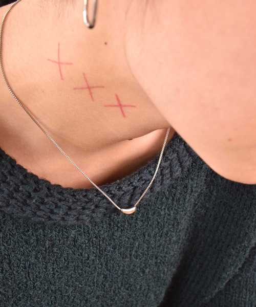 LHME（エルエイチエムイー）の「【WEB限定】”Dear”スチームネックレス/サージカルステンレス（金属アレルギー対応）【LHME / エルエイチエムイー】（ネックレス・レディース・シルバー/イエローゴールド・45cm）」の3枚目の写真