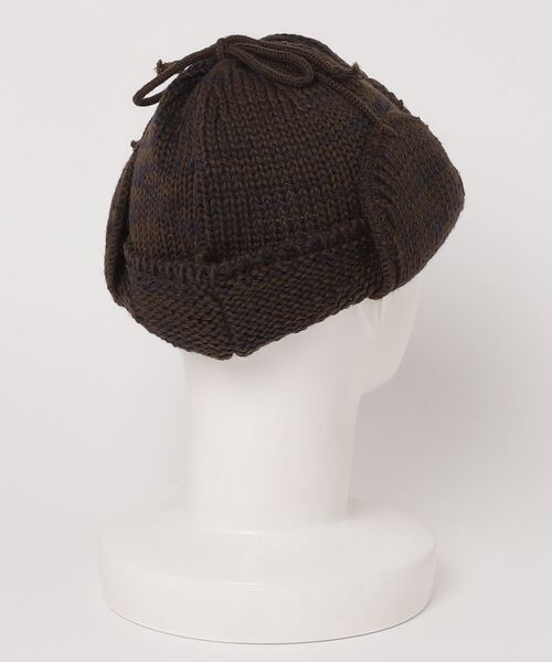 HIGHLAND 2000（ハイランドトゥーサウザンド）の「【HIGHLAND 2000】HELMET BRITSHWOOL（キャップ・メンズ・ネイビー/ブラウン系その他・FREE）」の3枚目の写真