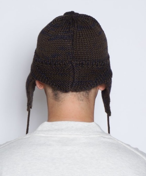 HIGHLAND 2000（ハイランドトゥーサウザンド）の「【HIGHLAND 2000】HELMET BRITSHWOOL（キャップ・メンズ・ネイビー/ブラウン系その他・FREE）」の13枚目の写真