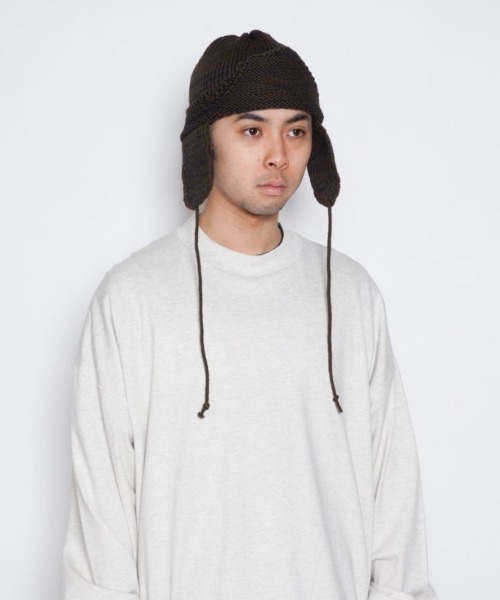 HIGHLAND 2000（ハイランドトゥーサウザンド）の「【HIGHLAND 2000】HELMET BRITSHWOOL（キャップ・メンズ・ネイビー/ブラウン系その他・FREE）」の14枚目の写真