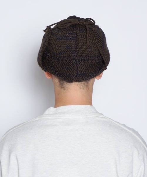 HIGHLAND 2000（ハイランドトゥーサウザンド）の「【HIGHLAND 2000】HELMET BRITSHWOOL（キャップ・メンズ・ネイビー/ブラウン系その他・FREE）」の17枚目の写真