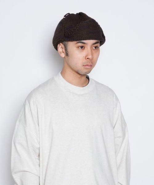 HIGHLAND 2000（ハイランドトゥーサウザンド）の「【HIGHLAND 2000】HELMET BRITSHWOOL（キャップ・メンズ・ネイビー/ブラウン系その他・FREE）」の18枚目の写真