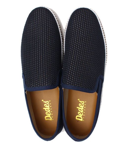 Dedes(デデス)の「Dedes / メッシュスリッポンシューズ(5166)(スリッポン・メンズ・ホワイト/ブラック/ブルー/ネイビー/イエロー/レッド/オレンジ・42/44/40/43/41/37/36/38/39)」の9枚目の写真