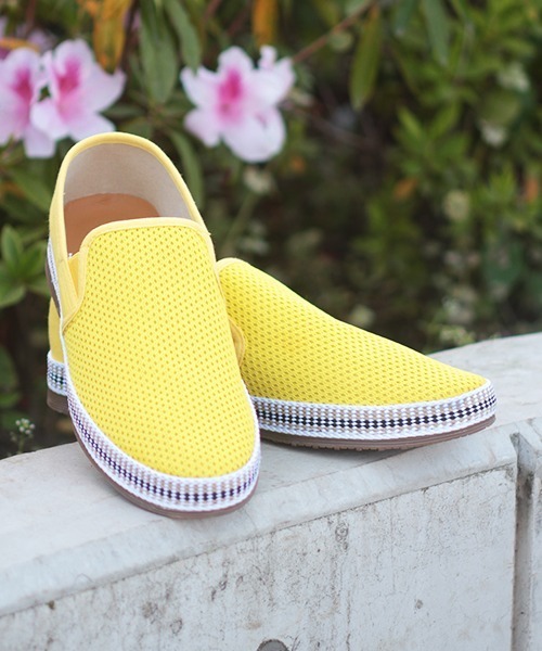 Dedes(デデス)の「Dedes / メッシュスリッポンシューズ(5166)(スリッポン・メンズ・ホワイト/ブラック/ブルー/ネイビー/イエロー/レッド/オレンジ・42/44/40/43/41/37/36/38/39)」の5枚目の写真