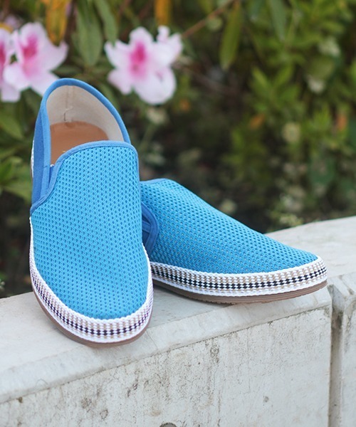 Dedes(デデス)の「Dedes / メッシュスリッポンシューズ(5166)(スリッポン・メンズ・ホワイト/ブラック/ブルー/ネイビー/イエロー/レッド/オレンジ・42/44/40/43/41/37/36/38/39)」の4枚目の写真