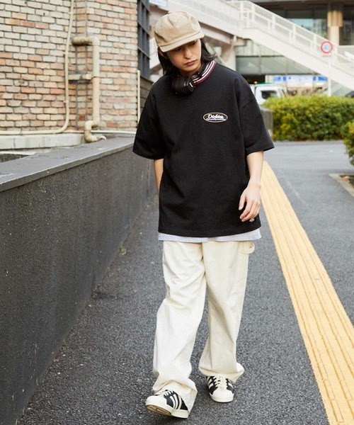 Dickies/ディッキーズ サークルロゴ刺繍 リブライン オーバー