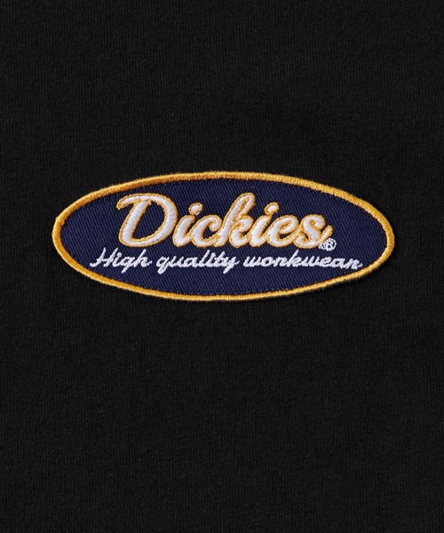 Dickies(ディッキーズ)の「Dickies/ディッキーズ サークルロゴ刺繍 リブライン オーバーサイズクルーネック半袖Tシャツ(Tシャツ/カットソー・メンズ・マスタード/グリーン/ホワイト/ブラック・M/L/XL)」の20枚目の写真