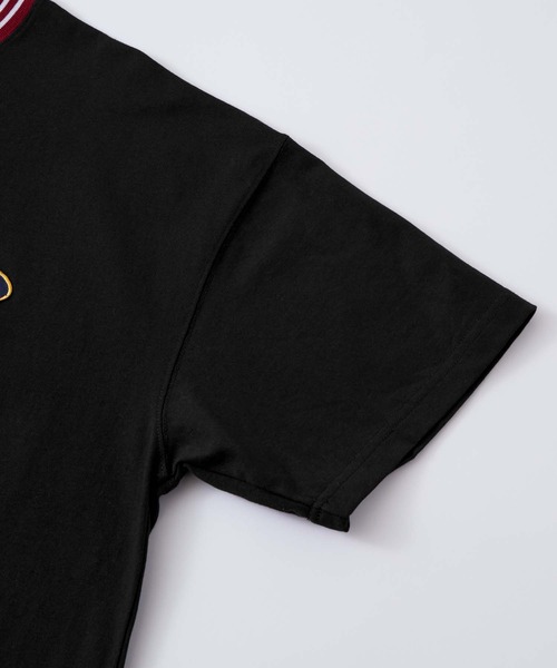 Dickies(ディッキーズ)の「Dickies/ディッキーズ サークルロゴ刺繍 リブライン オーバーサイズクルーネック半袖Tシャツ(Tシャツ/カットソー・メンズ・マスタード/グリーン/ホワイト/ブラック・M/L/XL)」の21枚目の写真