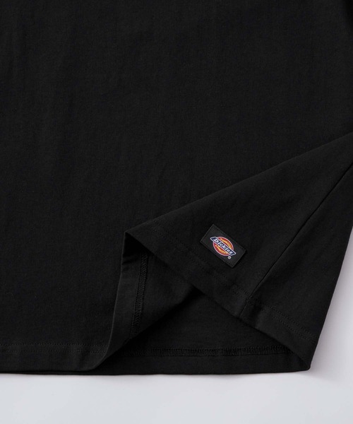 Dickies(ディッキーズ)の「Dickies/ディッキーズ サークルロゴ刺繍 リブライン オーバーサイズクルーネック半袖Tシャツ(Tシャツ/カットソー・メンズ・マスタード/グリーン/ホワイト/ブラック・M/L/XL)」の22枚目の写真
