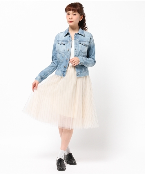 AG（エージー）の「AG　エージー　ROBYN JACKET　STANDARD　Gジャン（デニムジャケット・レディース・ブルー・1/2）」の5枚目の写真
