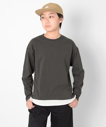 GLAZOS | 裾レイヤード長袖Tシャツ(Tシャツ/カットソー)