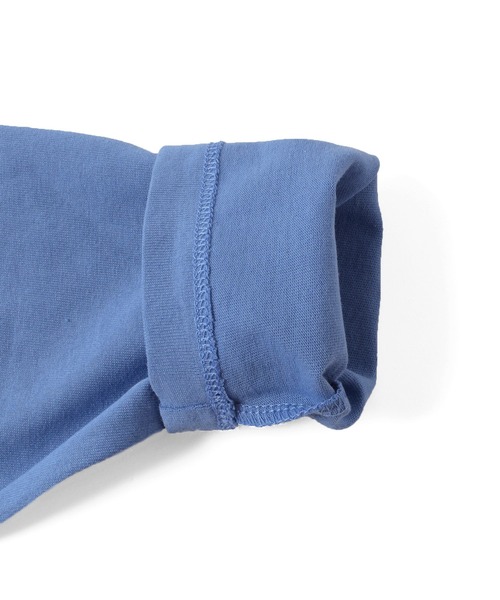 GLAZOS（グラソス）の「裾レイヤード長袖Tシャツ（Tシャツ/カットソー・キッズ・グリーン/グレー/ブルー/チャコールグレー・140cm/170cm/150cm/160cm）」の18枚目の写真