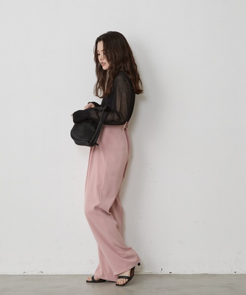 Shelly island（シェリーアイランド）の「シアーニットトップス（ニット/セーター・レディース・ブラック/ホワイト/グリーン/ピンク・FREE）」の19枚目の写真