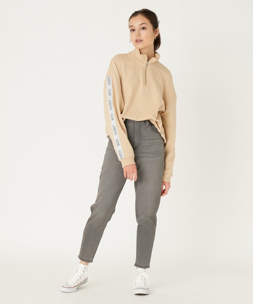 Levi's(リーバイス)の「Levi's/リーバイス 【WEB限定】 HIGH WAISTED マムジーンズ グレー COSMIC CHATTER(デニムパンツ・レディース・ブラック・23inch/24inch/25inch/26inch/27inch/28inch)」の6枚目の写真