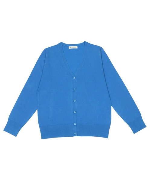 TOKYO SHIRTS(トウキョウシャツ)の「ベーシック Vネックニットカーディガン(カーディガン/ボレロ・レディース・トップグレー/ラベンダー/エメラルド/ライトイエロー/コバルトブルー/スモークピンク・M/L)」の14枚目の写真