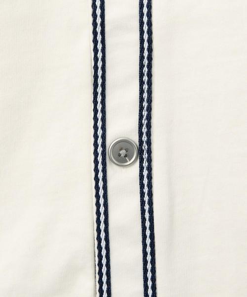 green label relaxing（グリーンレーベルリラクシング）の「【KIDS】ベースボールTシャツ SS（Tシャツ/カットソー・キッズ・オフホワイト/ネイビー・95/S/105/M/115/L/125）」の8枚目の写真