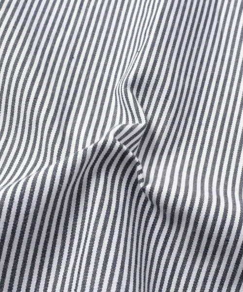 GLAZOS（グラソス）の「ストライプ・ロゴ刺繍シャツ（シャツ/ブラウス・キッズ・インディゴブルー/ブルー/グレー・150cm/140cm/170cm/160cm）」の17枚目の写真