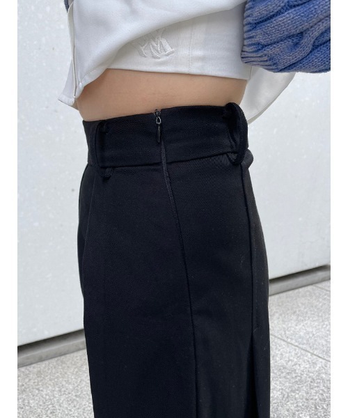 ENVYM（アンビー）の「タックプリーツラップSK（スカート