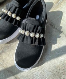 EVOL | 軽量パールフリルスニーカー(スニーカー)