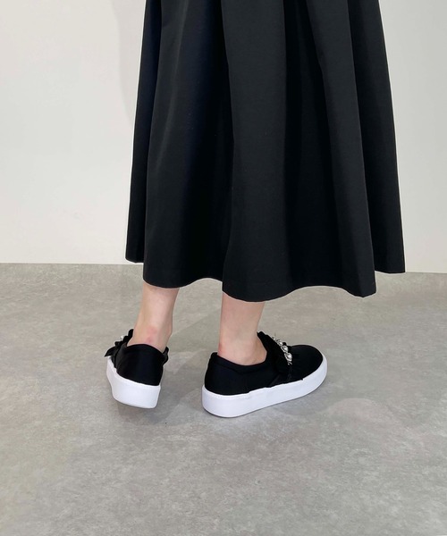 EVOL（イーボル）の「軽量パールフリルスニーカー（スニーカー・レディース・ブラック・S/M/L/LL）」の20枚目の写真