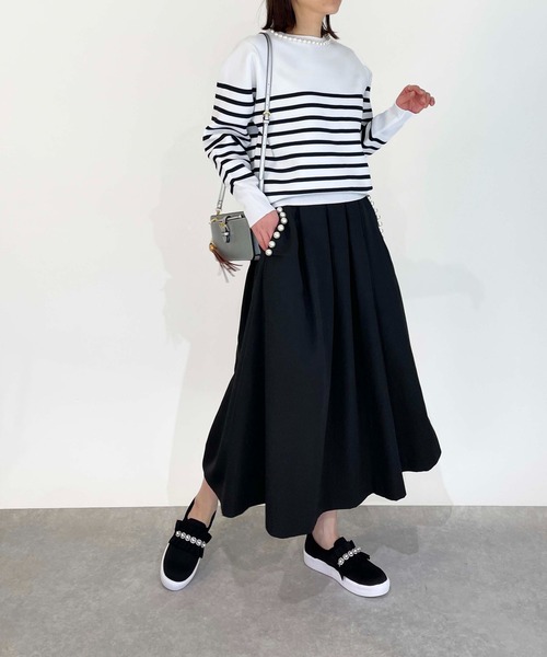 EVOL（イーボル）の「軽量パールフリルスニーカー（スニーカー・レディース・ブラック・S/M/L/LL）」の13枚目の写真