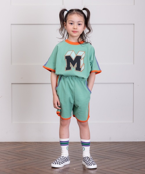 BIG FIELD(ビッグフィールド)の「サイドラインナンバーTシャツ/UVカット(80~150cm)(Tシャツ/カットソー・キッズ・ブルー/オフホワイト/ライトグリーン・80/90/95/100/110/120/130/140/150)」の4枚目の写真
