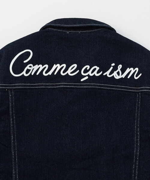 COMME CA ISM(コムサイズム)の「ステッチデニム ブルゾン(デニムジャケット・キッズ・インディゴブルー/ブルー・110cm/120cm/130cm/140cm/150cm)」の14枚目の写真