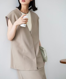 LIAN | ノースリーブベスト＆Iラインロングスカート　セットアップ(セットアップ)