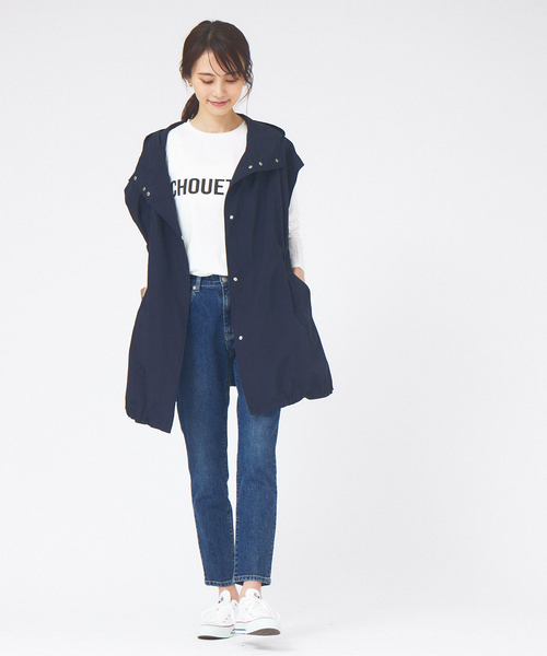 abahouse mavie(アバハウスマヴィ)の「コンパクトロゴロングTシャツ(Tシャツ/カットソー・レディース・ホワイト系その他/チャコールグレー/ホワイト・フリー)」の10枚目の写真