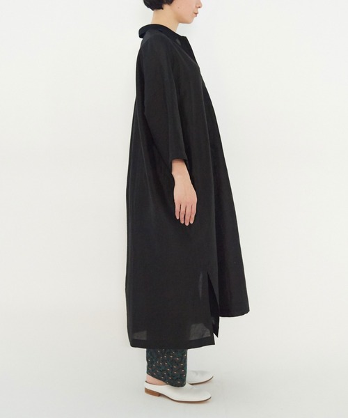 yuni（ユニ ）の「ニットワイドカラー ワンピース（ワンピース）」 - WEAR