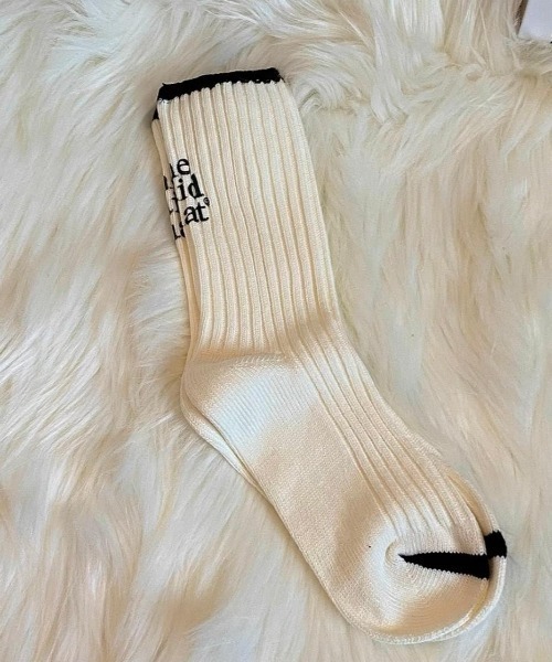 VIBGYOR（ヴィブジョー）の「【LAMPOON】ヒールメッセージソックス（ソックス/靴下・メンズ・レッド/ピンク/ブルー/ブラック・FREE）」の16枚目の写真