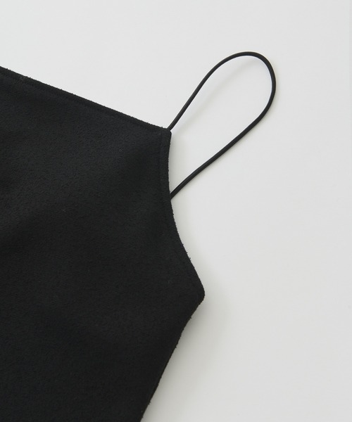 CEL ANSWER(シーイーエルアンサー)の「ツイーディーアメスリキャミソール(キャミソール・レディース・ホワイト/ブラック/ネイビー・FREE)」の6枚目の写真