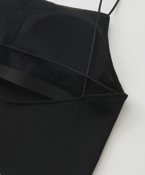 CEL ANSWER(シーイーエルアンサー)の「ツイーディーアメスリキャミソール(キャミソール・レディース・ホワイト/ブラック/ネイビー・FREE)」の10枚目の写真