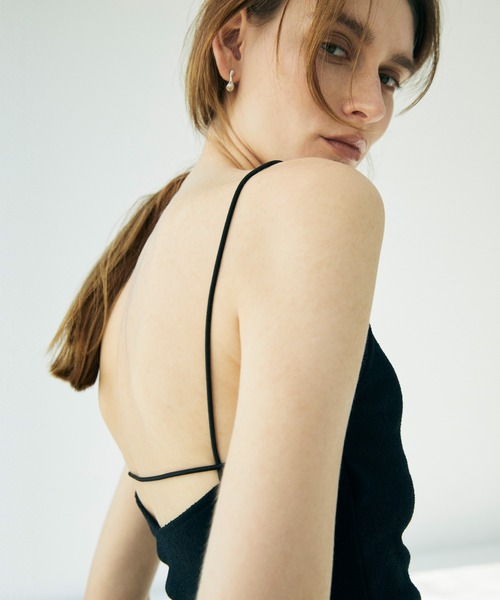 CEL ANSWER(シーイーエルアンサー)の「ツイーディーアメスリキャミソール(キャミソール・レディース・ホワイト/ブラック/ネイビー・FREE)」の11枚目の写真