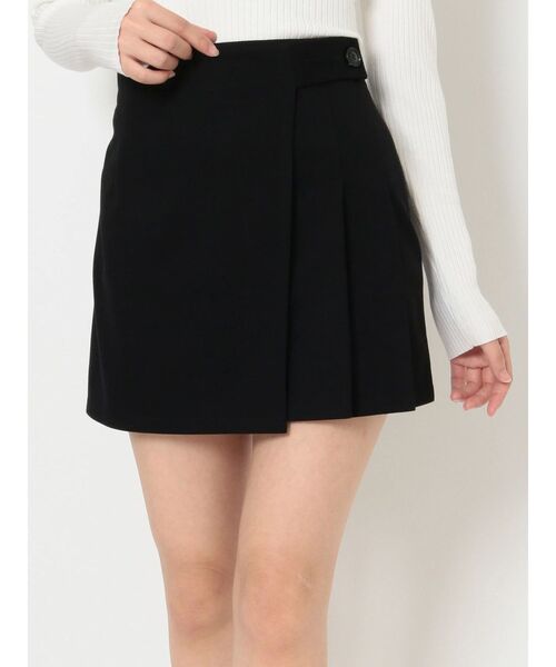 RESEXXY（リゼクシー）の「ポンチプリーツ切替スカパン（その他パンツ・レディース・ブラック/ベージュ・SMALL/MEDIUM）」の9枚目の写真