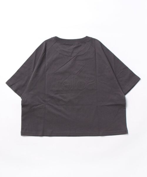 SpRay（スプレイ）の「ロゴラグランあきTシャツ（Tシャツ/カットソー・レディース・ライトブルー/アイボリー/チャコールグレー/オフホワイト/オートミール・FREE）」の7枚目の写真