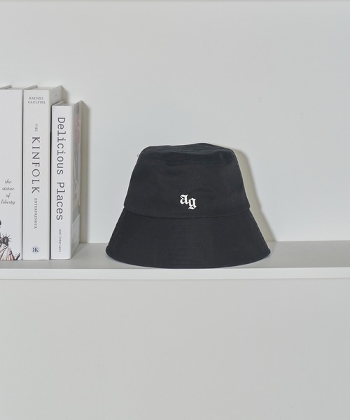 ANDGEEBEE（アンジービー）の「UNISEX ワンポイントバケットハット（ハット・レディース・ブラック・FREE）」の5枚目の写真