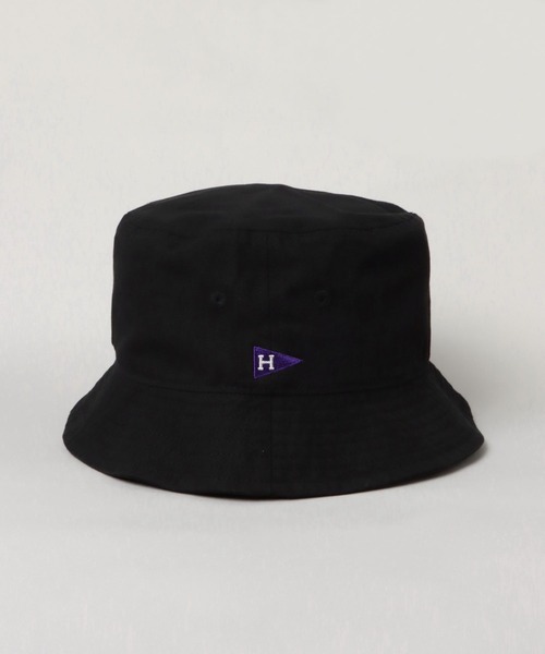 Healthknit(ヘルスニット)の「【Healthknit】ペナント刺繍バケットハット(ハット・レディース・ブラック/キャメル/オリーブ・FREE)」の5枚目の写真