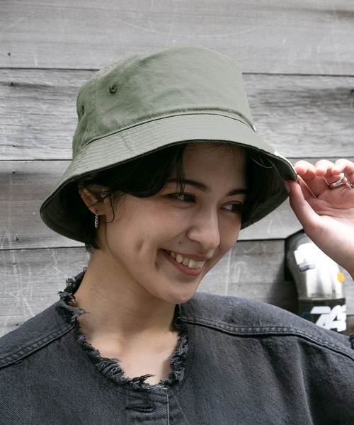 Healthknit(ヘルスニット)の「【Healthknit】ペナント刺繍バケットハット(ハット・レディース・ブラック/キャメル/オリーブ・FREE)」の17枚目の写真