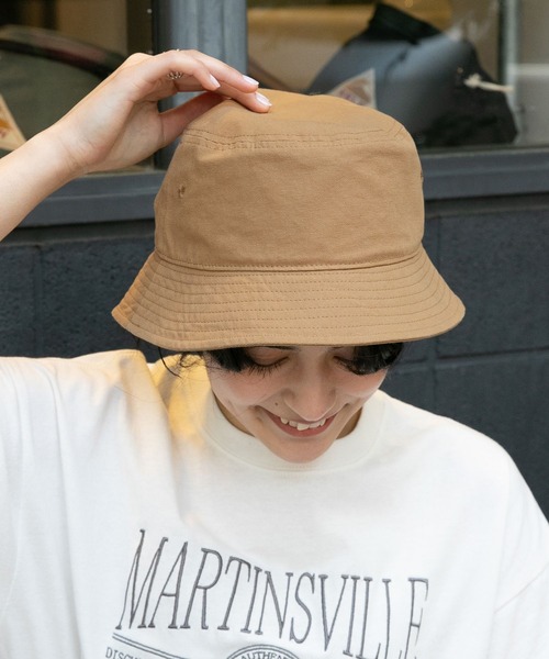 Healthknit(ヘルスニット)の「【Healthknit】ペナント刺繍バケットハット(ハット・レディース・ブラック/キャメル/オリーブ・FREE)」の21枚目の写真