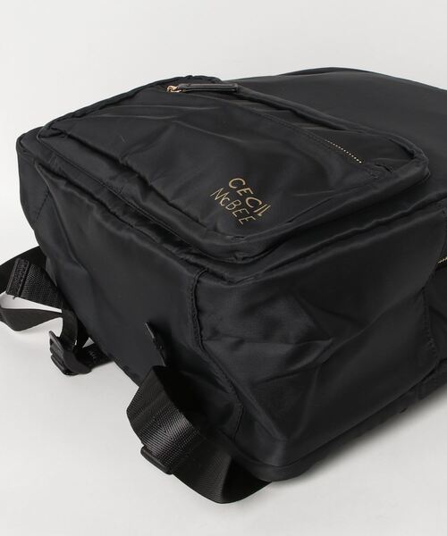 CECIL McBEE（セシルマクビー）の「STYLISH NYLON RYUCK ナイロン リュック（バックパック/リュック・レディース・ベージュ/グレー/ブラック・F）」の13枚目の写真
