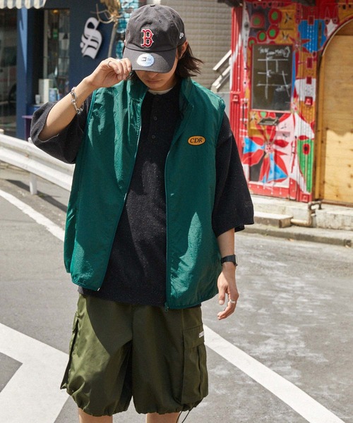 MONO-MART（モノマート）の「【retock's】カラーネップニット ビッグシルエット ポロシャツ（ポロシャツ・レディース・ブラック/ライトグレー/グリーン/ブラウン/ネイビー・M/L）」の6枚目の写真