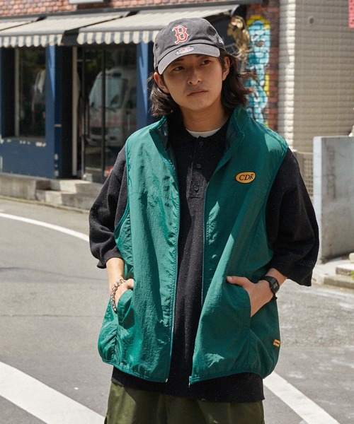 MONO-MART（モノマート）の「【retock's】カラーネップニット ビッグシルエット ポロシャツ（ポロシャツ・レディース・ブラック/ライトグレー/グリーン/ブラウン/ネイビー・M/L）」の7枚目の写真