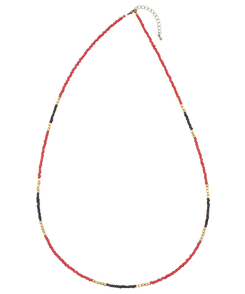 MYE-DO'（マイ・ドゥ）の「ロングレングス ビーズネックレス ”tres”（ネックレス・メンズ・ブラック/ブルー/レッド・FREE）」の3枚目の写真