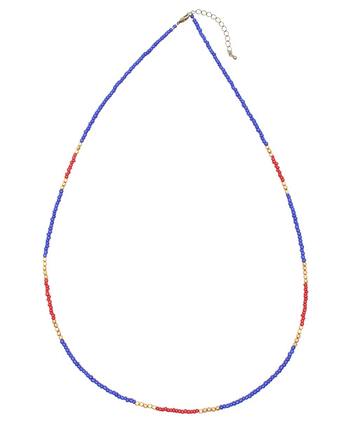 MYE-DO'（マイ・ドゥ）の「ロングレングス ビーズネックレス ”tres”（ネックレス・メンズ・ブラック/ブルー/レッド・FREE）」の2枚目の写真