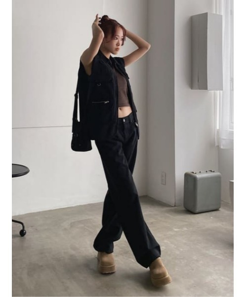 LAGUA GEM(ラグアジェム)の「SIDE LACE UP ミュール(サンダル LAGUA GEM(ラグアジェム)の「SIDE LACE UP ミュール(サンダル