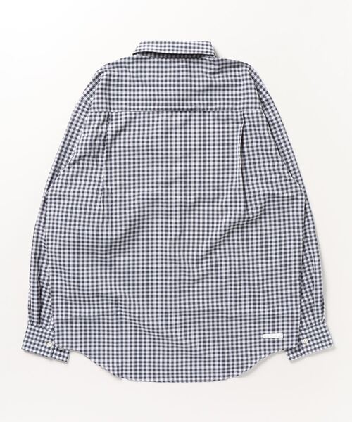 DESCENTE（デサント）の「【別注】デサント  Gingham Check Buttondown Shirt 限定コラボ（シャツ/ブラウス・メンズ・ネイビー・LL/L/M）」の2枚目の写真